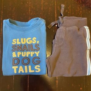 Toddler boy outfit set